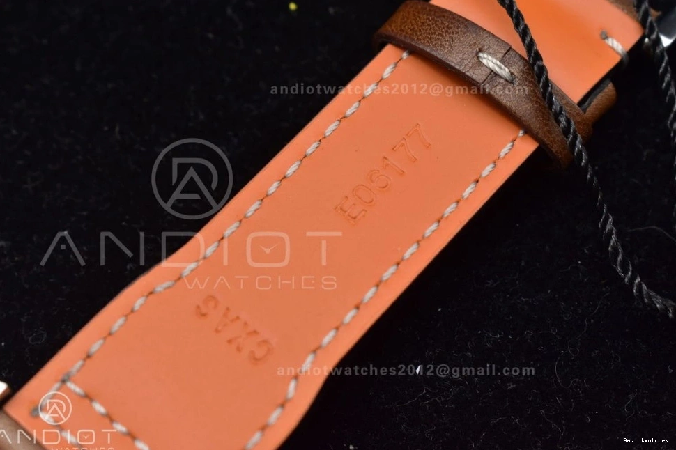 Pilot Dial Functional Edition Best ZF IW377726 Brown V A7750 1:1 Leather on 1001 Strap Green Chronograph 1029